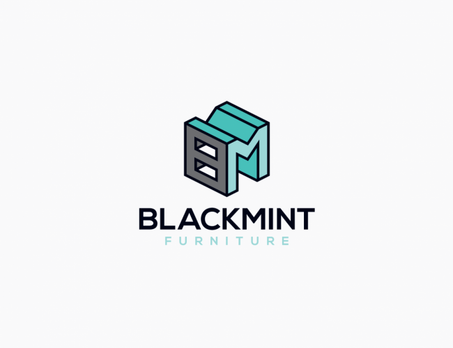 Projektowanie logo dla firm,  Logo dla BLACK MINT, logo firm - BLACK_MINT