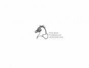 Projekt graficzny, nazwa firmy, tworzenie logo firm Logo: Polska Fundacja Jeździecka - malarz