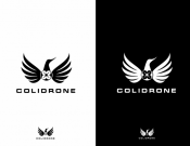 Projekt graficzny, nazwa firmy, tworzenie logo firm Logo firmy wykorzystującej drony - malarz