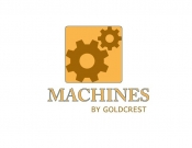 Projekt graficzny, nazwa firmy, tworzenie logo firm Logo Machines By Goldcrest - Liderwick