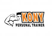 Projekt graficzny, nazwa firmy, tworzenie logo firm Logo dla trenera personalnego - kotarska