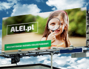 Projekt graficzny, nazwa firmy, tworzenie logo firm billboard reklamowy   alei.pl - Aspiracja