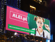 Projekt graficzny, nazwa firmy, tworzenie logo firm billboard reklamowy   alei.pl - Aspiracja