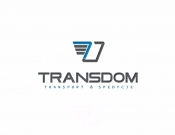 Projekt graficzny, nazwa firmy, tworzenie logo firm Logo- firma transportowa TRANSDOM - MMgraf