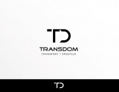 Projekt graficzny, nazwa firmy, tworzenie logo firm Logo- firma transportowa TRANSDOM - p.design