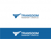 Projekt graficzny, nazwa firmy, tworzenie logo firm Logo- firma transportowa TRANSDOM - malsta