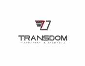 Projekt graficzny, nazwa firmy, tworzenie logo firm Logo- firma transportowa TRANSDOM - MMgraf