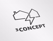 Projekt graficzny, nazwa firmy, tworzenie logo firm Logo dla firmy budowlanej 3CONCEPT - 4MVG