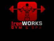 Projekt graficzny, nazwa firmy, tworzenie logo firm Logo dla siłowni 'IronWorks Gym' - Mirocky