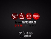 Projekt graficzny, nazwa firmy, tworzenie logo firm Logo dla siłowni 'IronWorks Gym' - Mirocky
