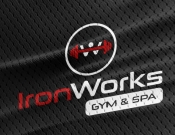 Projekt graficzny, nazwa firmy, tworzenie logo firm Logo dla siłowni 'IronWorks Gym' - feim