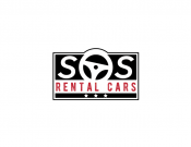 Projekt graficzny, nazwa firmy, tworzenie logo firm SOS RENTAL CARS wypożyczalnia aut - ZAKAS