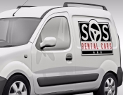 Projekt graficzny, nazwa firmy, tworzenie logo firm SOS RENTAL CARS wypożyczalnia aut - ZAKAS