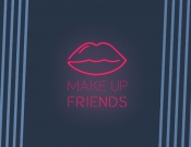 Projekt graficzny, nazwa firmy, tworzenie logo firm Sklep z kosmetykami Make- Up Friends - monografia