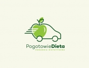 Projekt graficzny, nazwa firmy, tworzenie logo firm Logo dla poradni dietetycznej - p.design