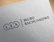 Projekt graficzny, nazwa firmy, tworzenie logo firm logo Biuro Rachunkowe LEX - lyset