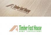 Projekt graficzny, nazwa firmy, tworzenie logo firm Logo firmy budującej domy z drewna. - Kulahela