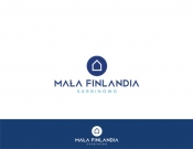 Projekt graficzny, nazwa firmy, tworzenie logo firm Mała Finlandia - luksusowe domki - stone