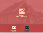 Projekt graficzny, nazwa firmy, tworzenie logo firm Mała Finlandia - luksusowe domki - malarz
