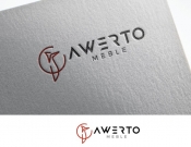 Projekt graficzny, nazwa firmy, tworzenie logo firm logo firmy AWERTO -meble - stone
