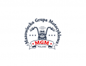 Projekt graficzny, nazwa firmy, tworzenie logo firm Logo dla Mazowieckiej Grupy Motocykl - monteo