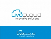 Projekt graficzny, nazwa firmy, tworzenie logo firm Logo LivoCloud – IT, oprogramowanie - prysx