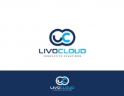 Projekt graficzny, nazwa firmy, tworzenie logo firm Logo LivoCloud – IT, oprogramowanie - stone