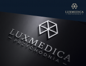 Projekt graficzny, nazwa firmy, tworzenie logo firm Logo przychodni lekarskiej Luxmedica - Shuya