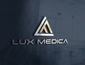 Projekt graficzny, nazwa firmy, tworzenie logo firm Logo przychodni lekarskiej Luxmedica - stone