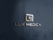 Projekt graficzny, nazwa firmy, tworzenie logo firm Logo przychodni lekarskiej Luxmedica - stone