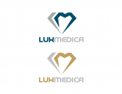 Projekt graficzny, nazwa firmy, tworzenie logo firm Logo przychodni lekarskiej Luxmedica - jaczyk