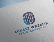 Projekt graficzny, nazwa firmy, tworzenie logo firm Logo dla fizjoterapeuty - stone