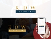 Projekt graficzny, nazwa firmy, tworzenie logo firm Logo dla KDW Consulting - myKoncepT