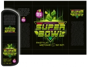 Projekt graficzny, nazwa firmy, tworzenie logo firm Super Bowl - etykieta - dobra_agencja