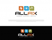 Projekt graficzny, nazwa firmy, tworzenie logo firm Allfix - firma instalacyjna - empe