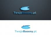 Projekt graficzny, nazwa firmy, tworzenie logo firm Logo dla sklepu internetowego baseny - Elza