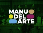 Projekt graficzny, nazwa firmy, tworzenie logo firm Logotyp dla projektu „Manu del Arte" - kampel88