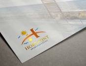 Projekt graficzny, nazwa firmy, tworzenie logo firm Logo firmy Horyzontapartamenty.eu - myKoncepT