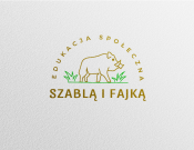 Projekt graficzny, nazwa firmy, tworzenie logo firm Szablą i Fajką - nebulaVision