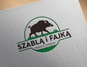 Projekt graficzny, nazwa firmy, tworzenie logo firm Szablą i Fajką - Voron 2021