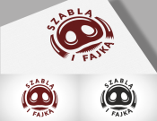 Projekt graficzny, nazwa firmy, tworzenie logo firm Szablą i Fajką - Artrox