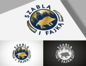 Projekt graficzny, nazwa firmy, tworzenie logo firm Szablą i Fajką - Artrox
