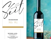 Projekt graficzny, nazwa firmy, tworzenie logo firm Etykieta dla wina - kati16