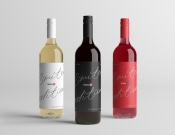 Projekt graficzny, nazwa firmy, tworzenie logo firm Etykieta dla wina - olwcia100