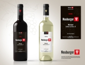 Projekt graficzny, nazwa firmy, tworzenie logo firm Etykieta dla wina - Blanker