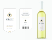 Projekt graficzny, nazwa firmy, tworzenie logo firm Etykieta na butelkę wina - Daveed