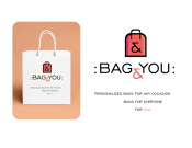 Projekt graficzny, nazwa firmy, tworzenie logo firm Logo dla strony bag&you - MD-Design