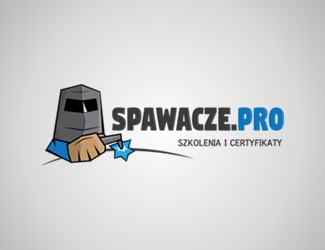 Projekt logo dla firmy Spawacze PRO | Projektowanie logo