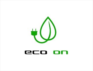 Projekt logo dla firmy ECO ON  | Projektowanie logo