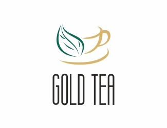 Projektowanie logo dla firmy, konkurs graficzny gold tea